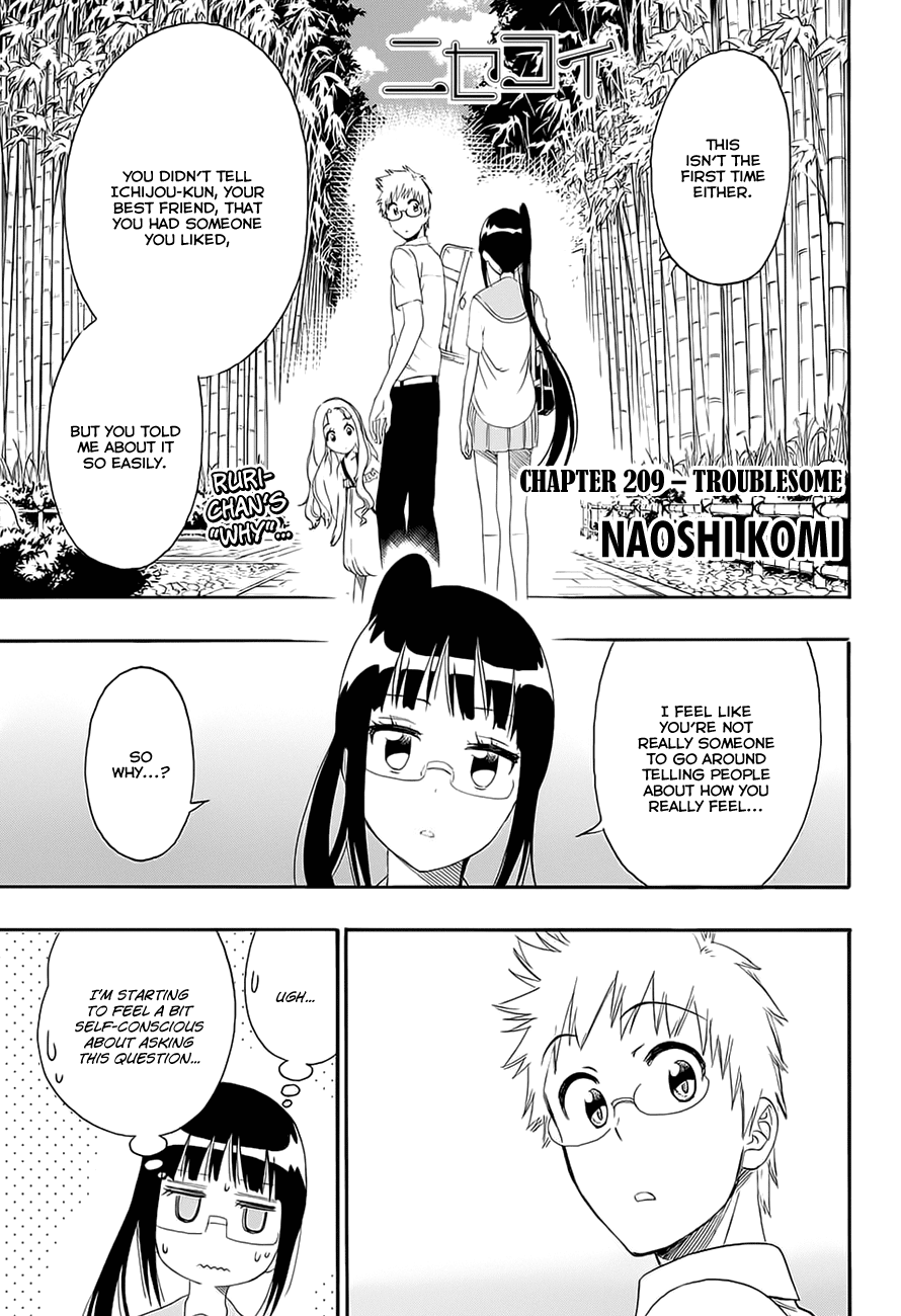 Nisekoi Chapter 209 page 2 - Chapter 209: Troublesome