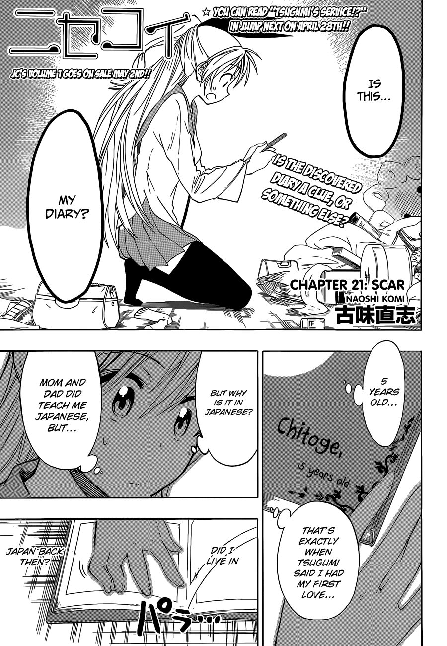 Nisekoi Chapter 21 page 2 - Chapter 21: Scar