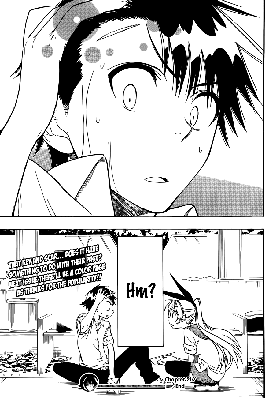 Nisekoi Chapter 21 page 20 - Chapter 21: Scar