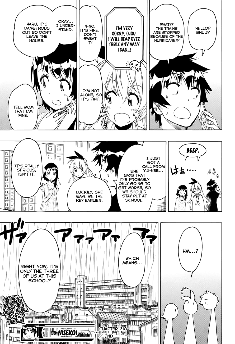 Nisekoi Chapter 210 page 20 - Chapter 210: I've Decided