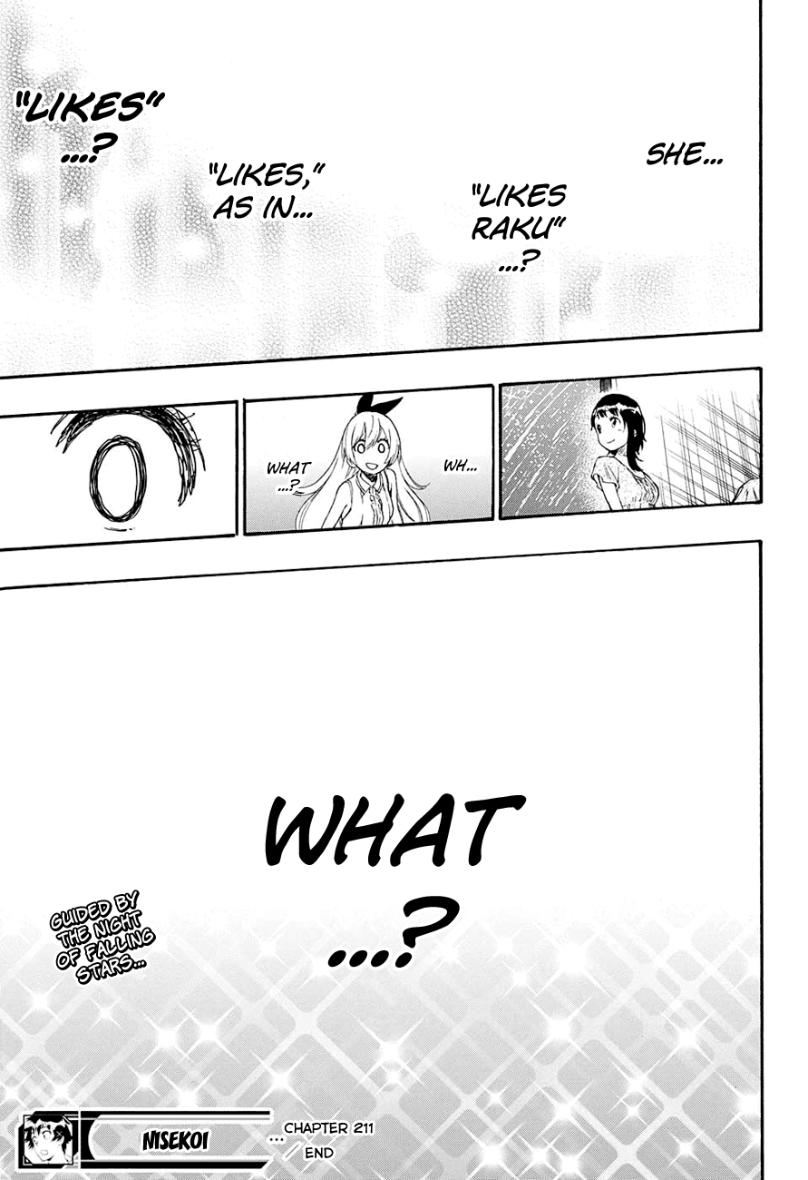 Nisekoi Chapter 211 page 21 - Chapter 211: On the Night of Falling Stars