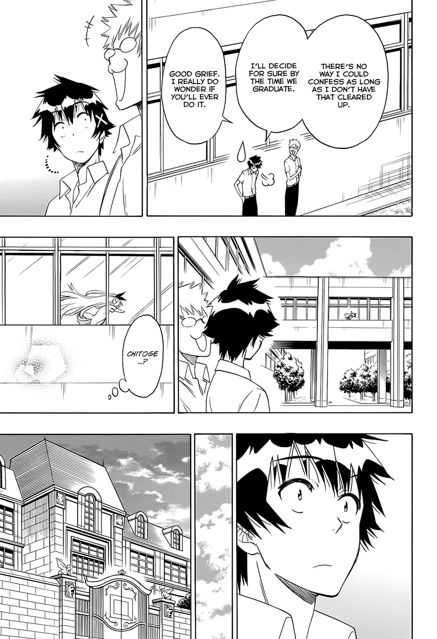 Nisekoi Chapter 212 page 14 - Chapter 212: Bye-Bye