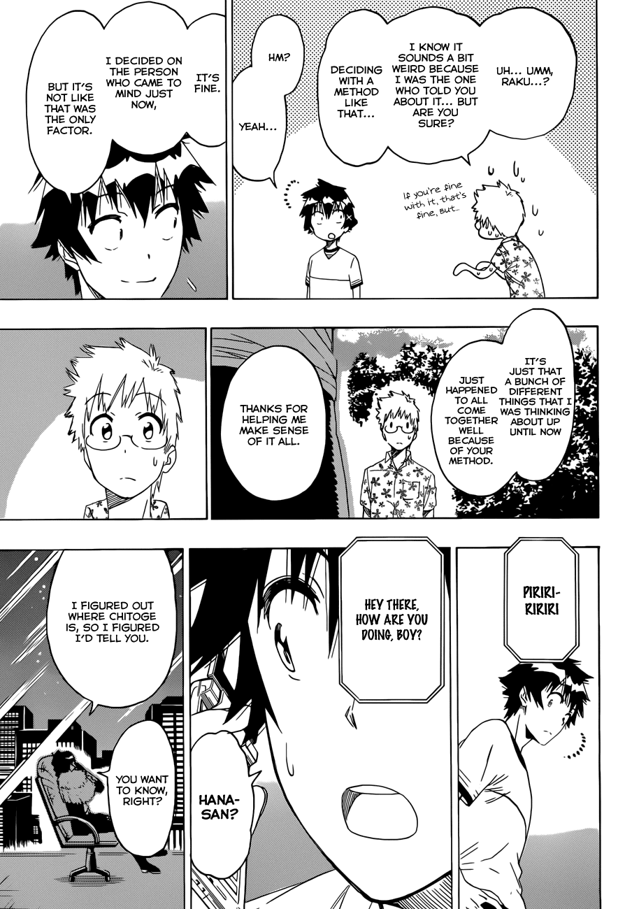 Nisekoi Chapter 217 page 13 - Chapter 217: Decided
