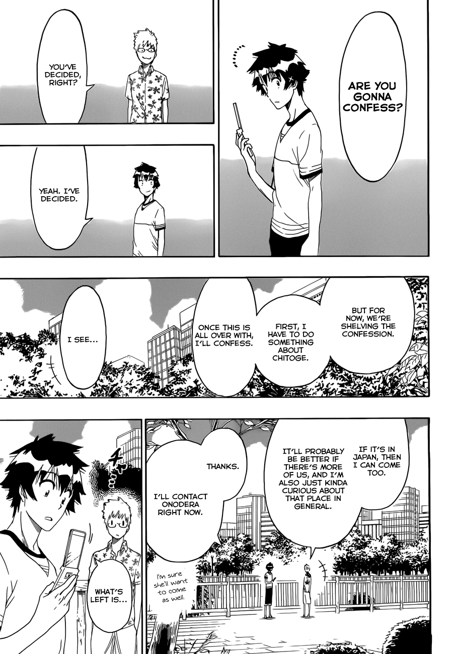 Nisekoi Chapter 217 page 15 - Chapter 217: Decided