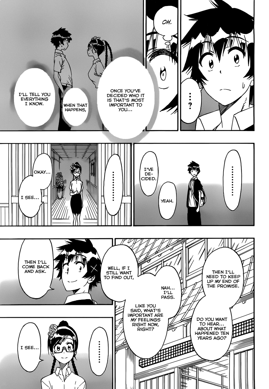 Nisekoi Chapter 218 page 6 - Chapter 218: False Love