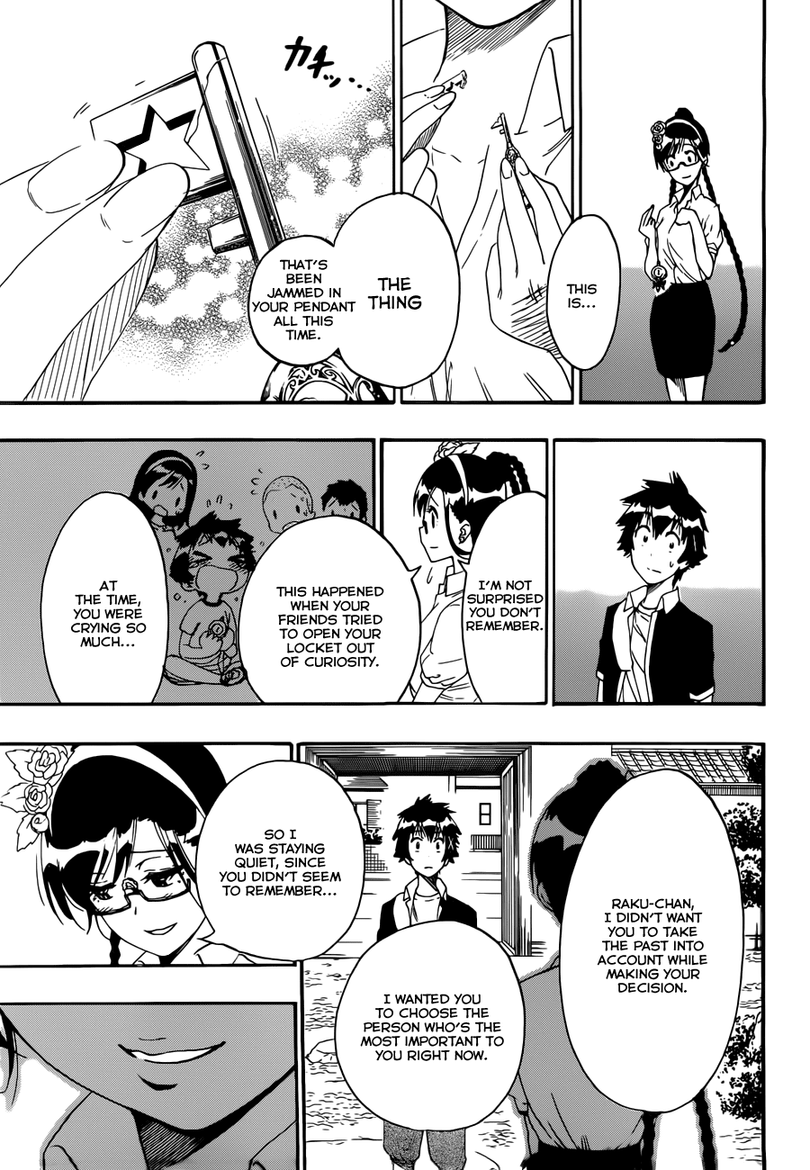 Nisekoi Chapter 218 page 8 - Chapter 218: False Love