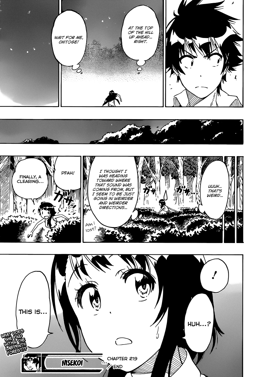 Nisekoi Chapter 219 page 20 - Chapter 219: In The End