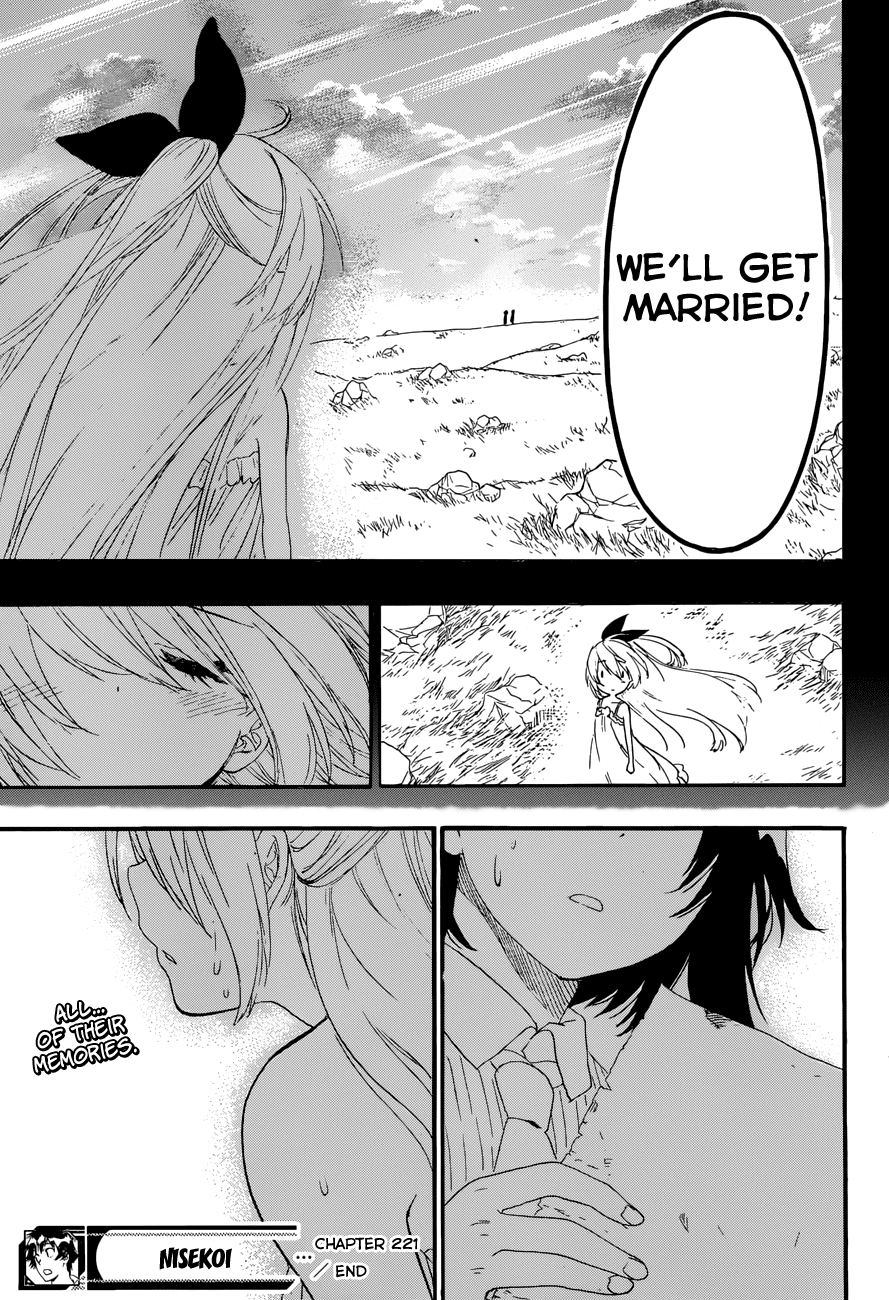 Nisekoi Chapter 221 page 20 - Chapter 221: The Truth