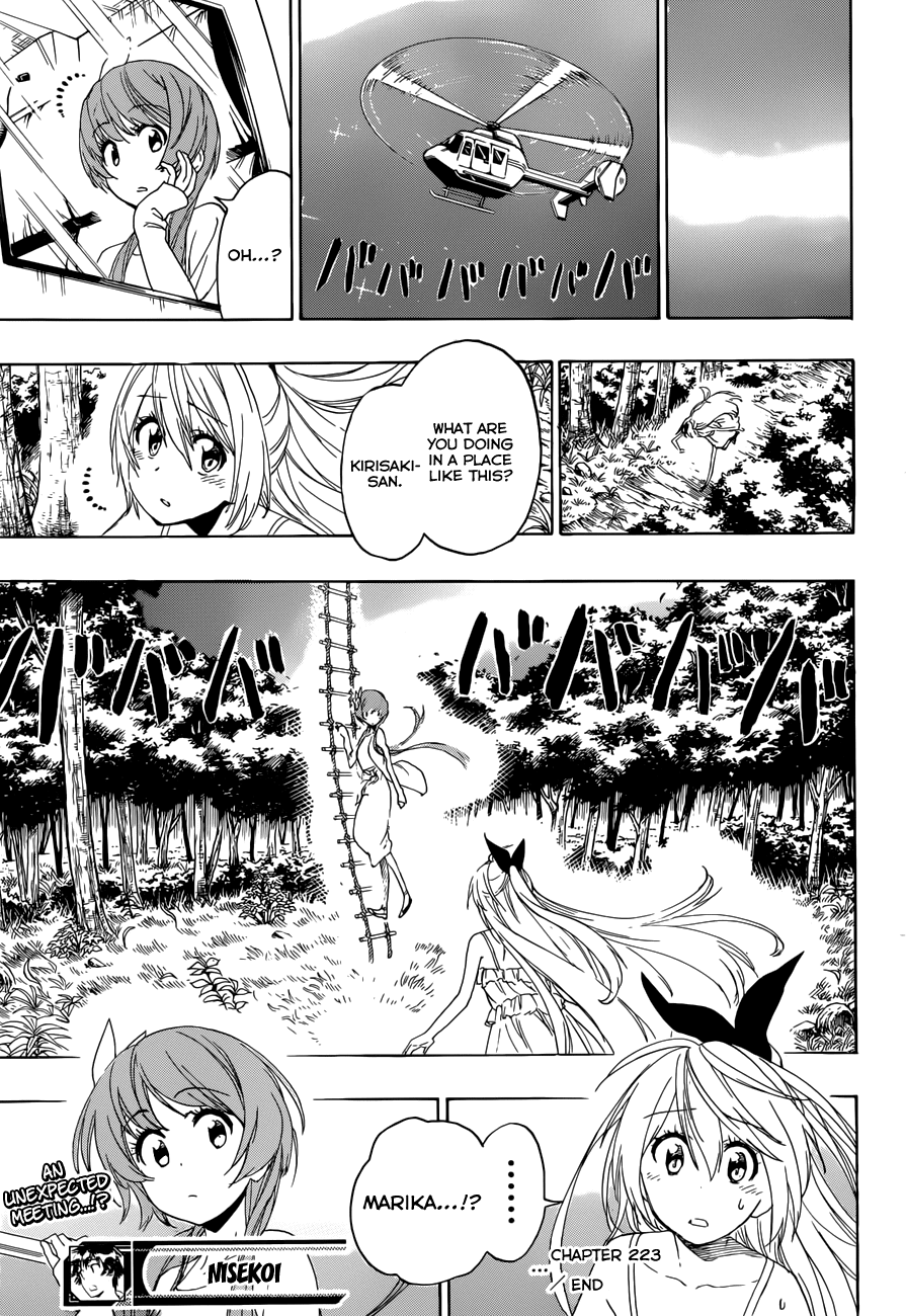 Nisekoi Chapter 223 page 19 - Chapter 223: Surprise