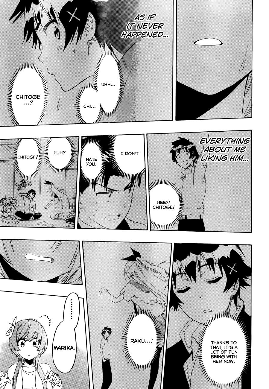 Nisekoi Chapter 224 page 14 - Chapter 224: I Can't Do That