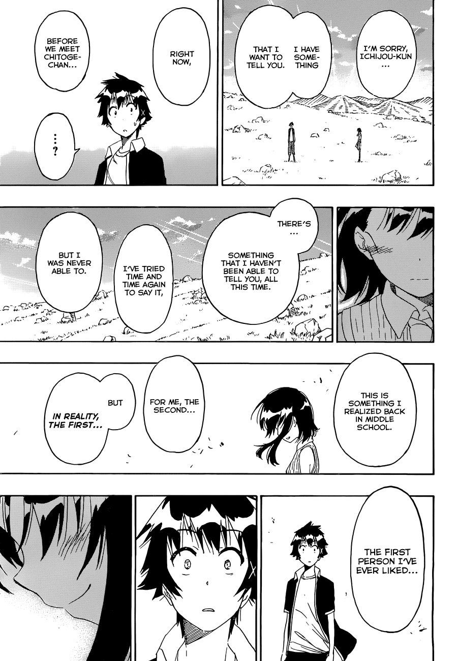 Nisekoi Chapter 225 page 10 - Chapter 225: Confession