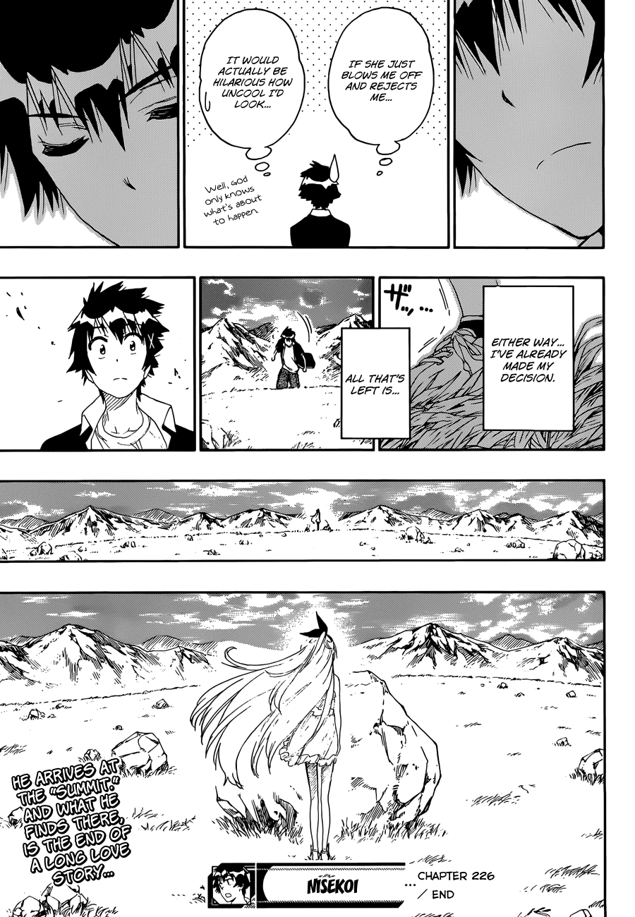 Nisekoi Chapter 226 page 20 - Chapter 226: Parting