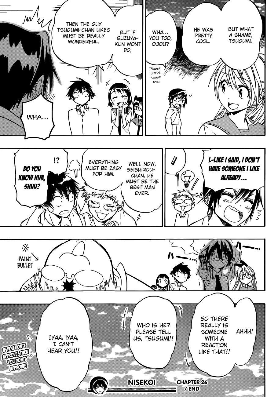 Nisekoi Chapter 26 page 20 - Chapter 26: Love