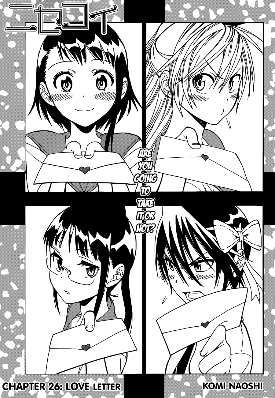 Nisekoi Chapter 26 page 4 - Chapter 26: Love