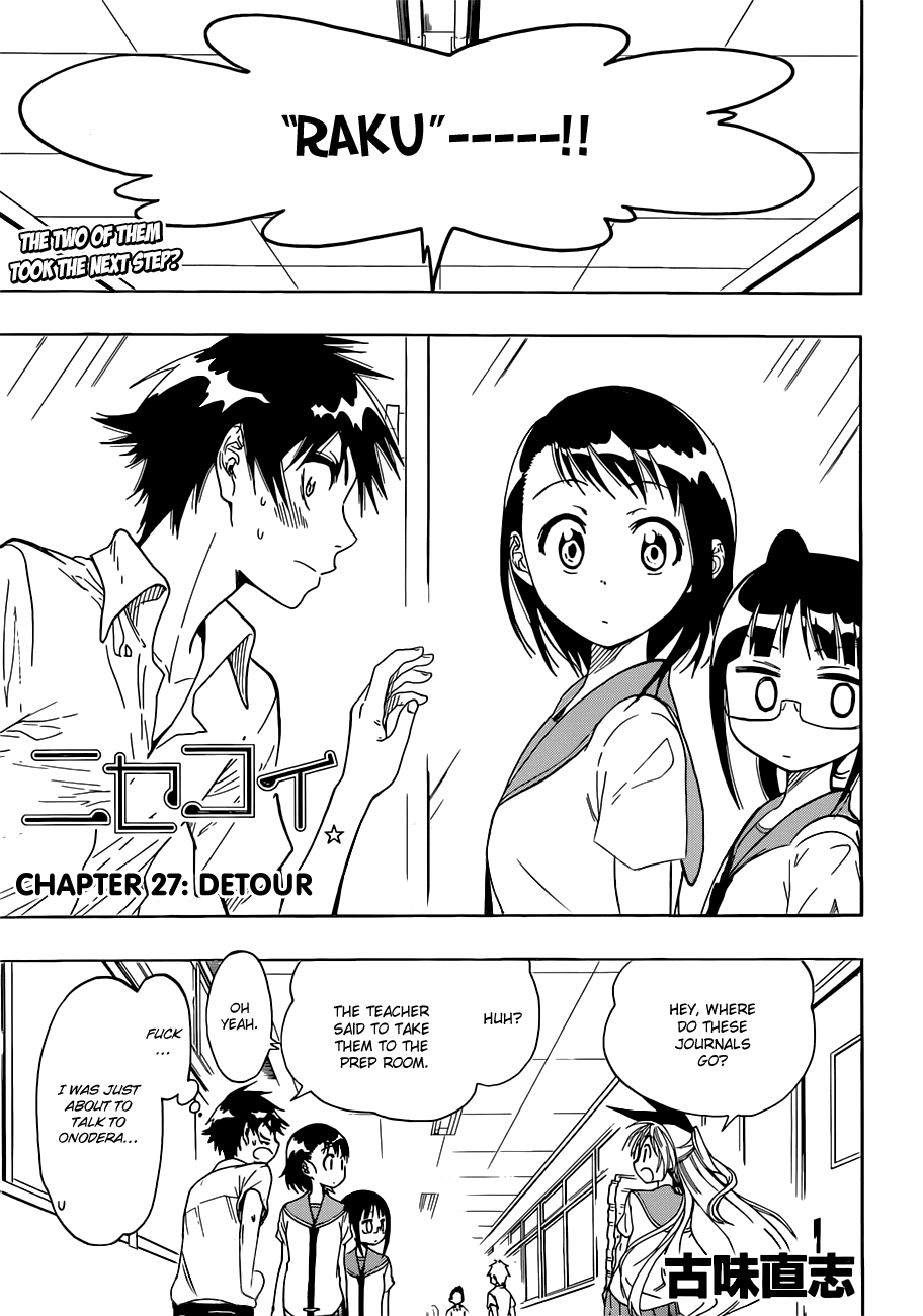 Nisekoi Chapter 27 page 2 - Chapter 27: Detour