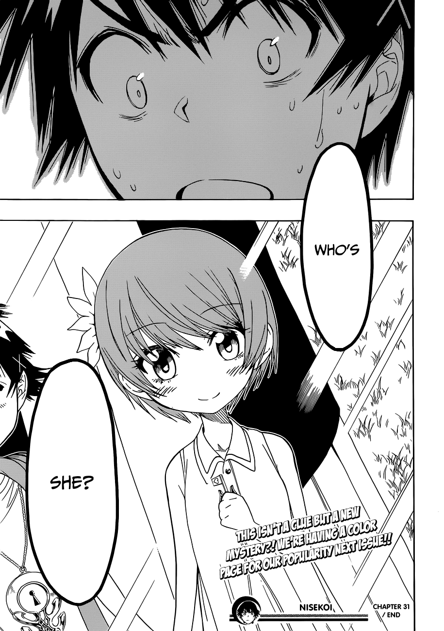 Nisekoi Chapter 31 page 20 - Chapter 31: After School