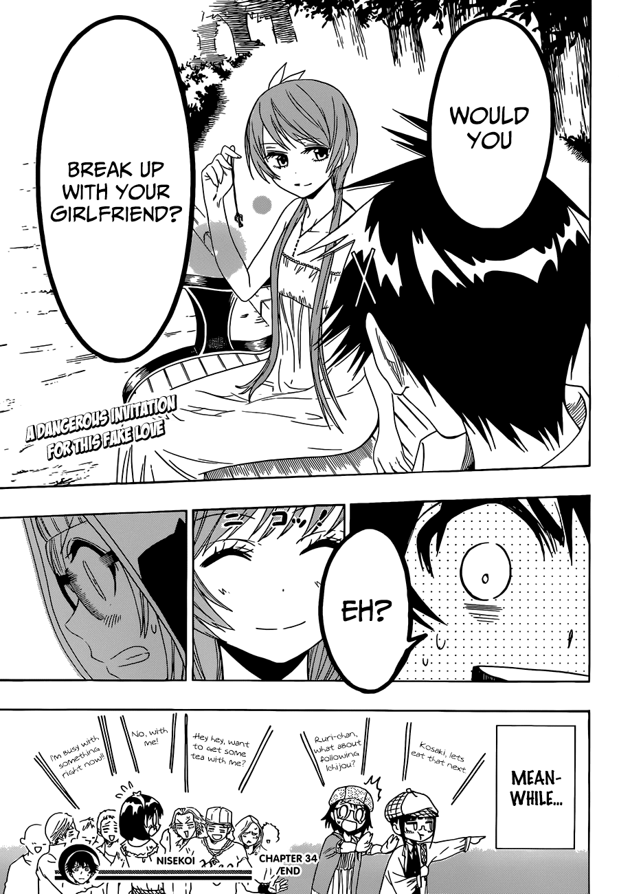 Nisekoi Chapter 34 page 20 - Chapter 34: Pursuit