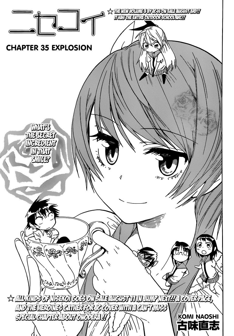 Nisekoi Chapter 35 page 2 - Chapter 35: Explosion