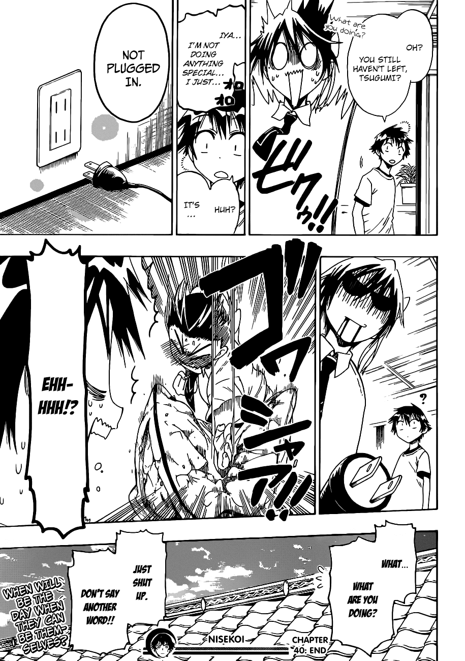 Nisekoi Chapter 40 page 20 - Chapter 40: Liar