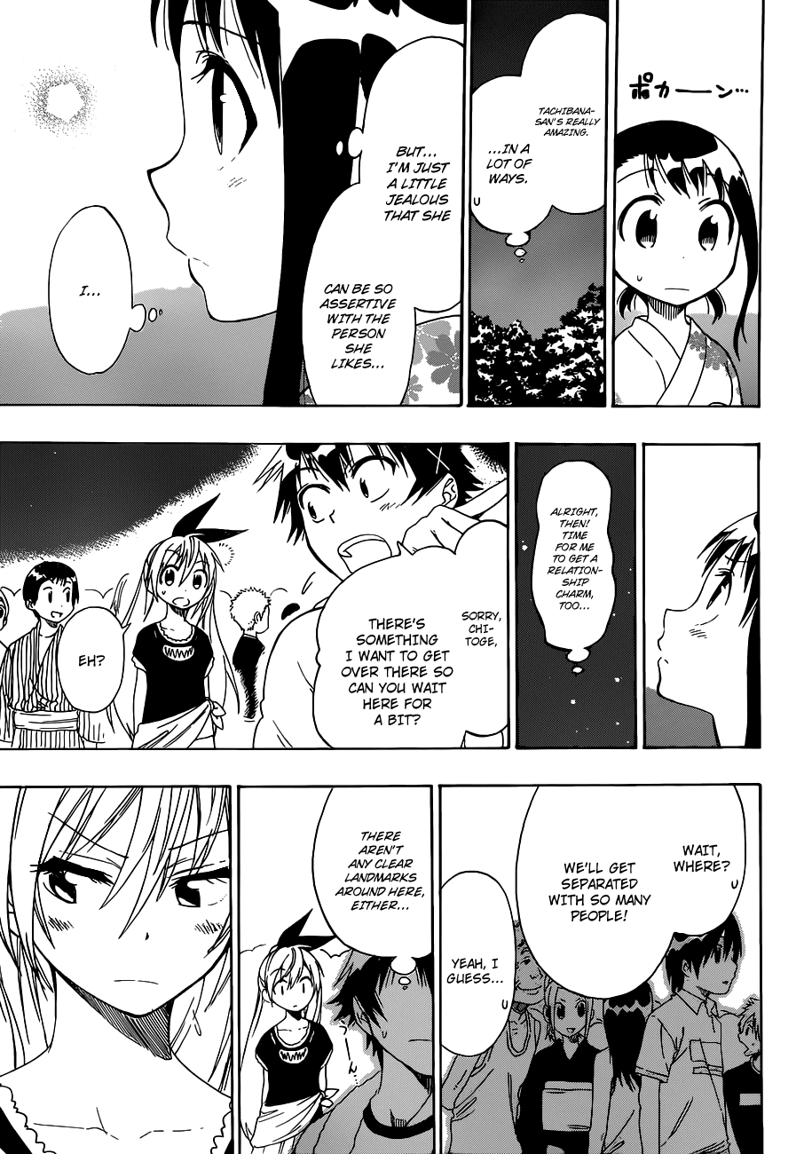 Nisekoi Chapter 42 page 15 - Chapter 42: Temple Festival