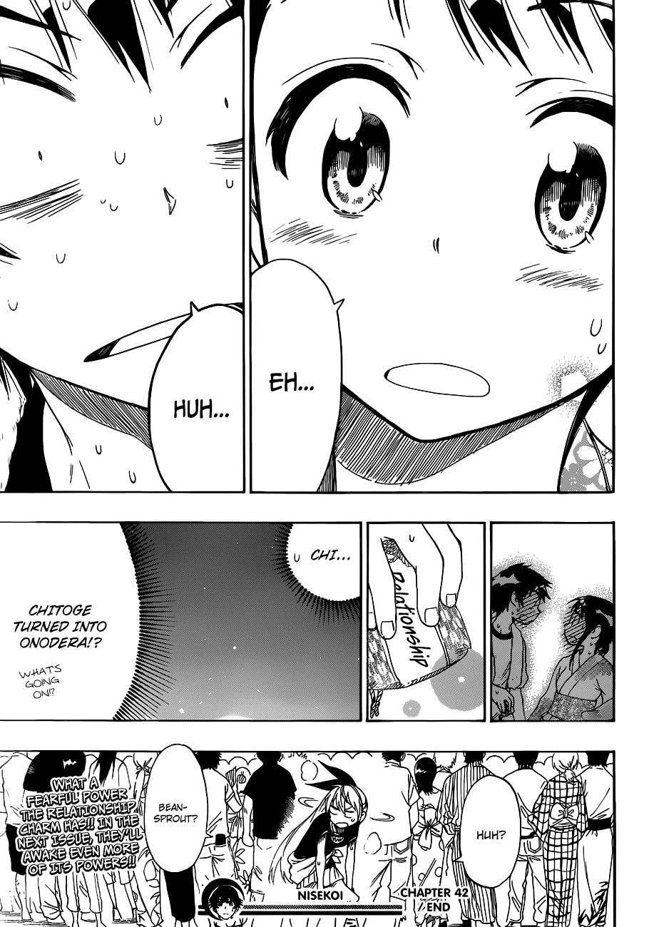 Nisekoi Chapter 42 page 19 - Chapter 42: Temple Festival