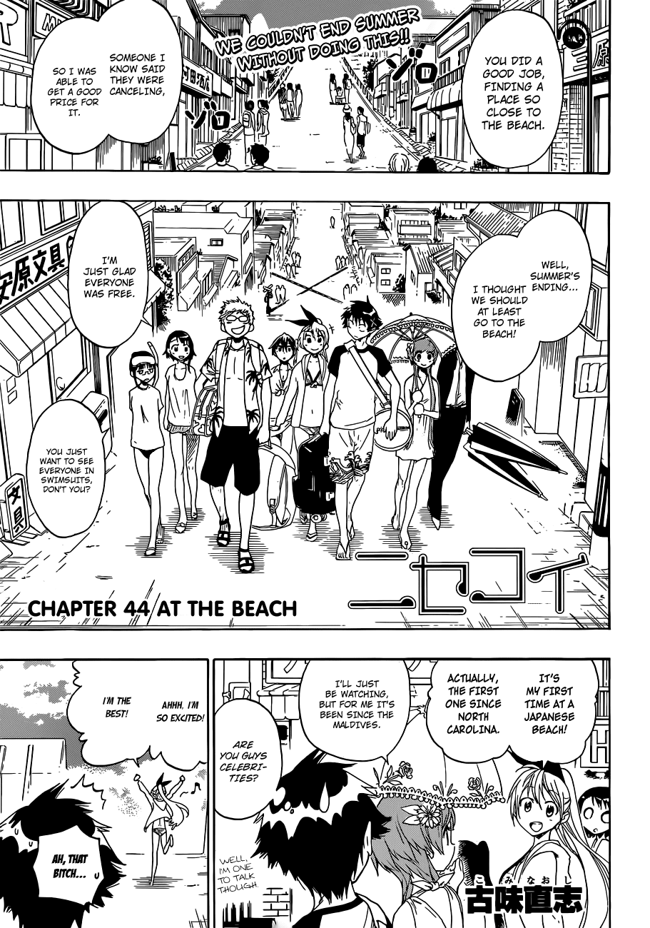 Nisekoi Chapter 44 page 2 - Chapter 44: At The Beach