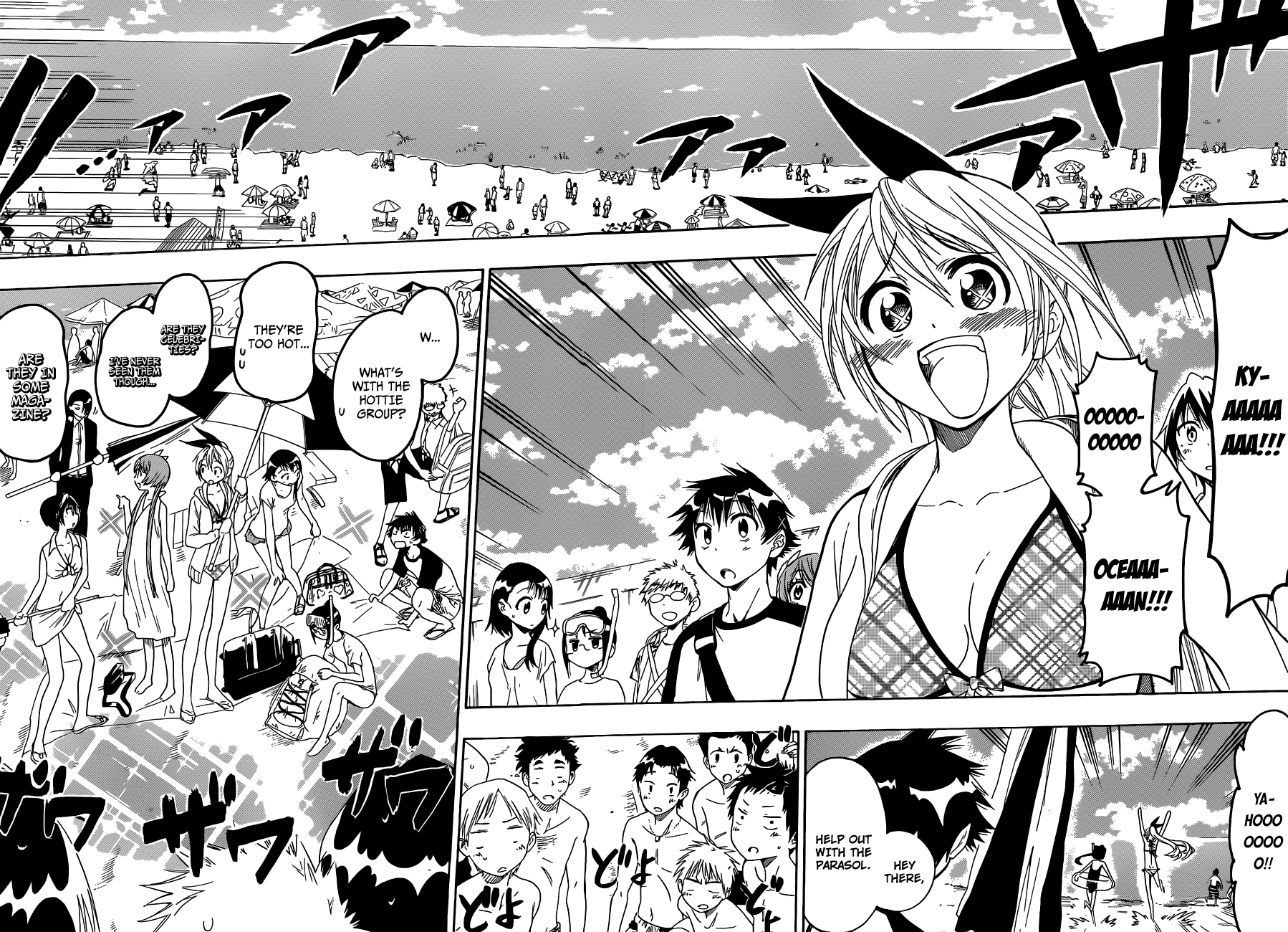 Nisekoi Chapter 44 page 3 - Chapter 44: At The Beach
