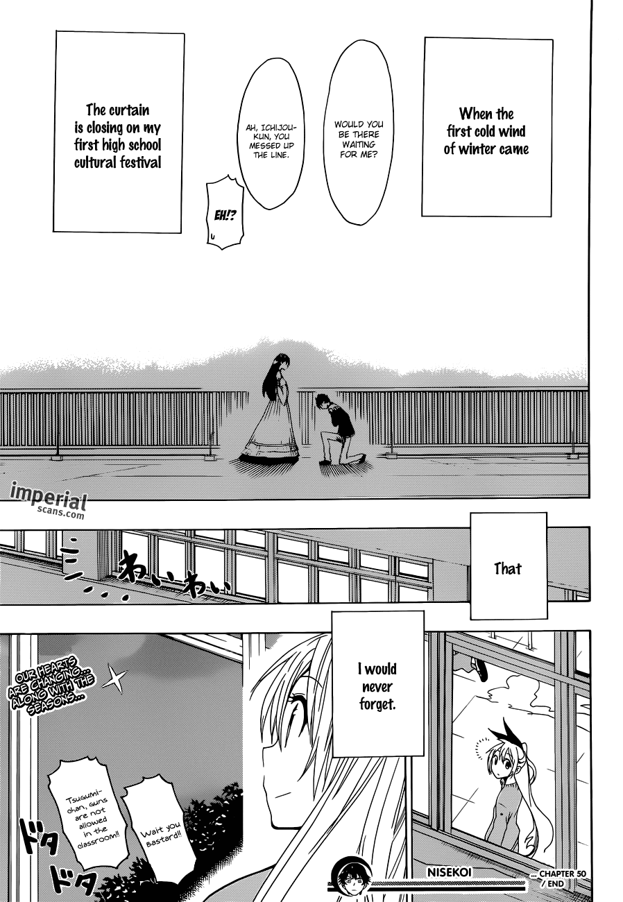 Nisekoi Chapter 50 page 20 - Chapter 50: Leading Actor
