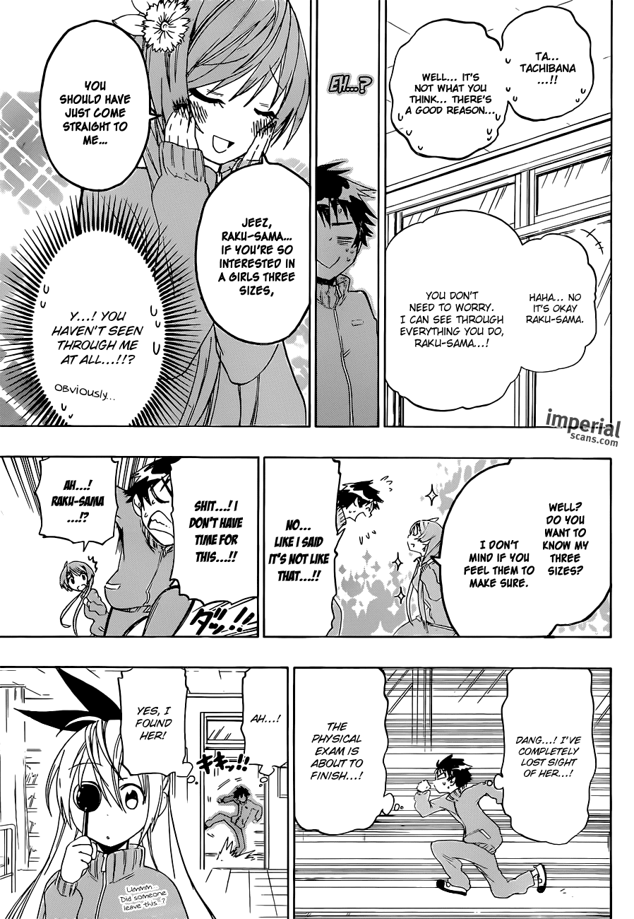 Nisekoi Chapter 52 page 14 - Chapter 52: Measurement