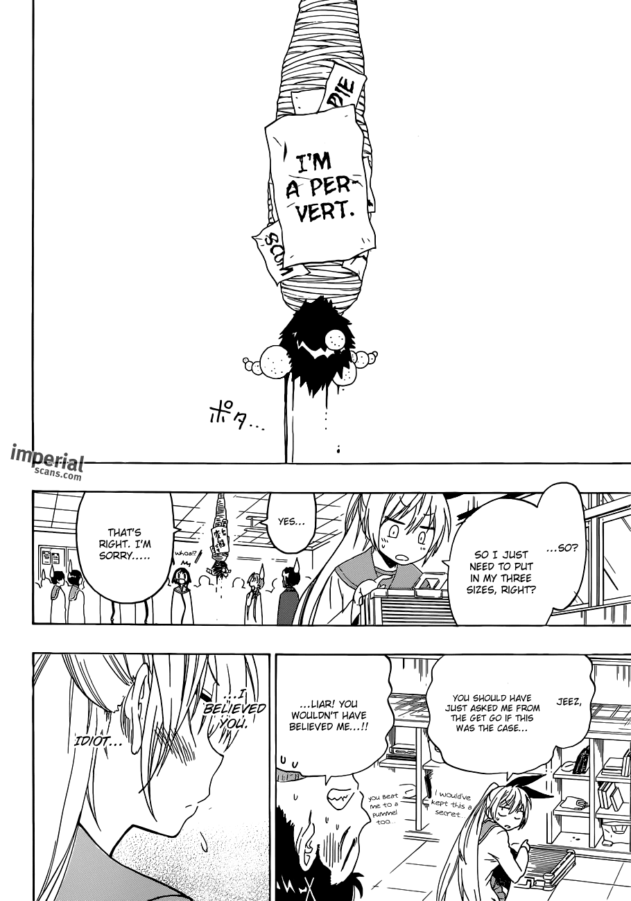Nisekoi Chapter 52 page 19 - Chapter 52: Measurement