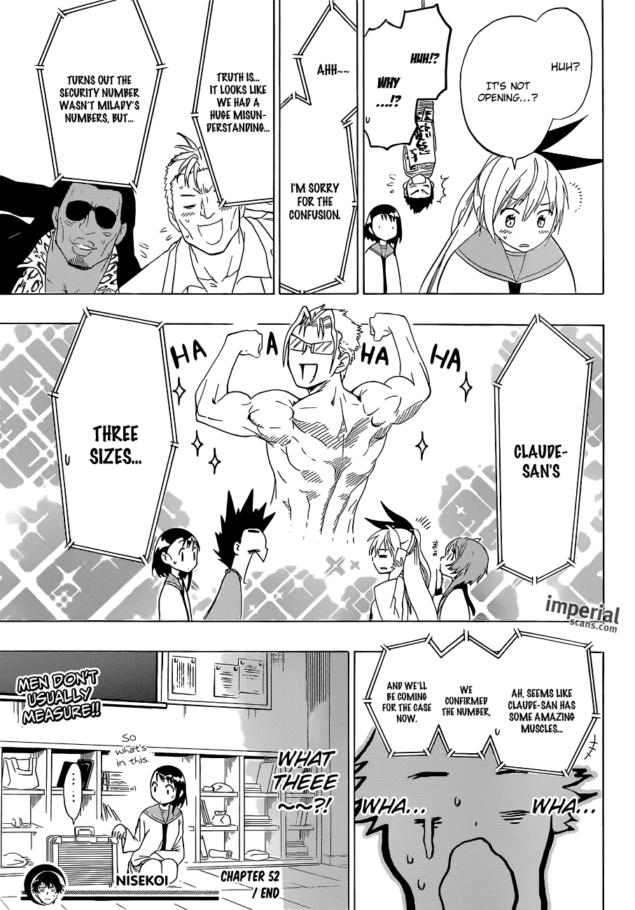 Nisekoi Chapter 52 page 20 - Chapter 52: Measurement