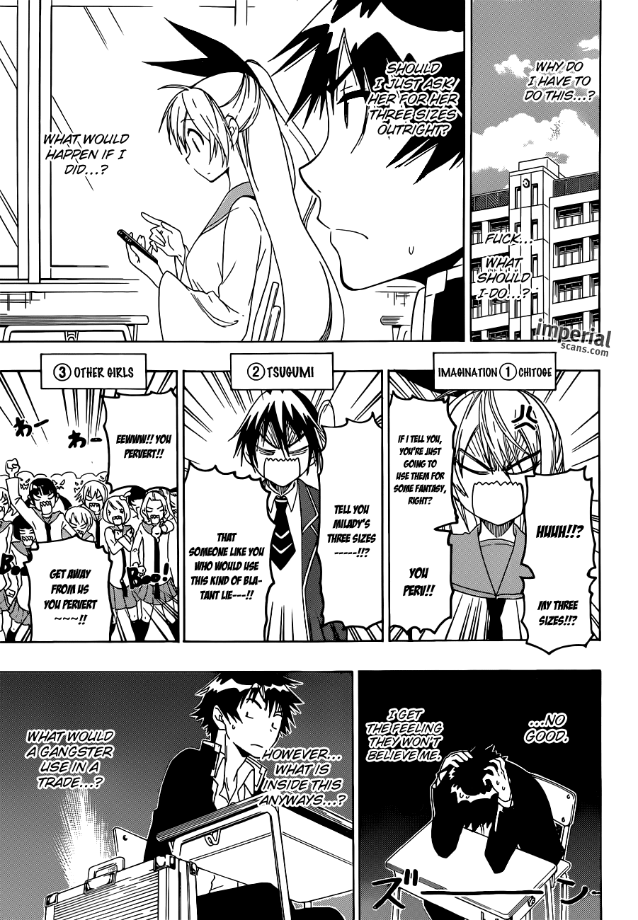 Nisekoi Chapter 52 page 6 - Chapter 52: Measurement