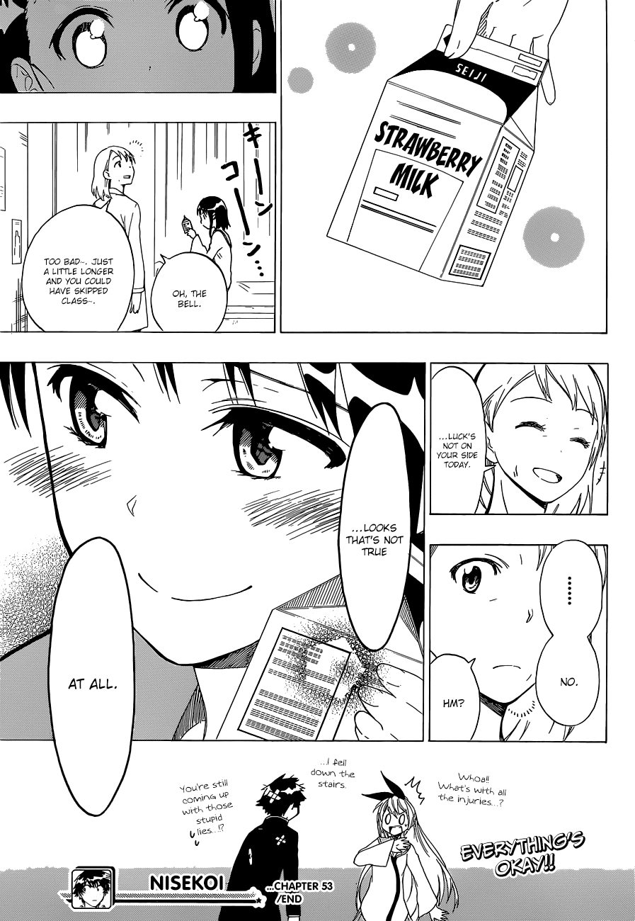 Nisekoi Chapter 53 page 20 - Chapter 53: Fortune Telling