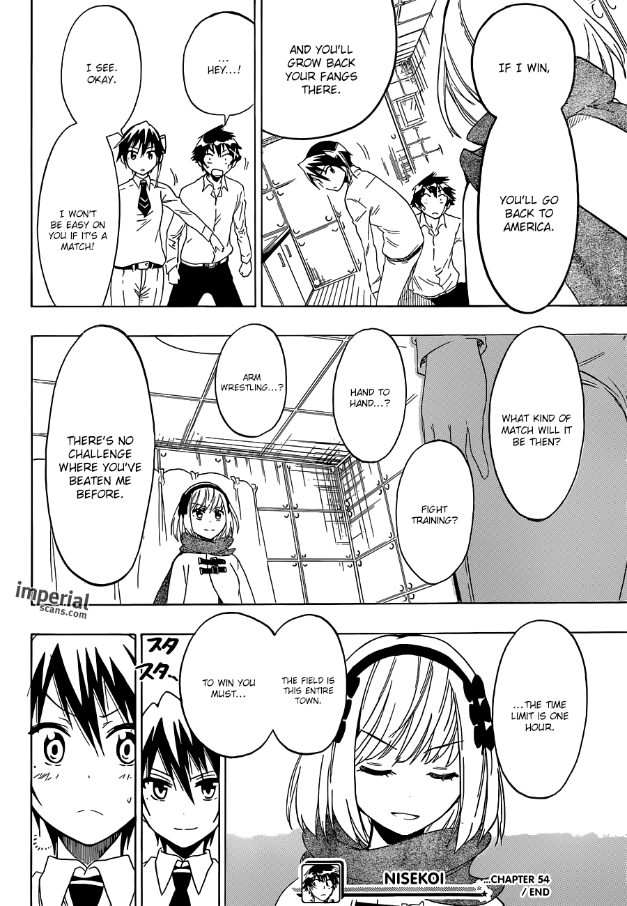 Nisekoi Chapter 54 page 19 - Chapter 54: Fate