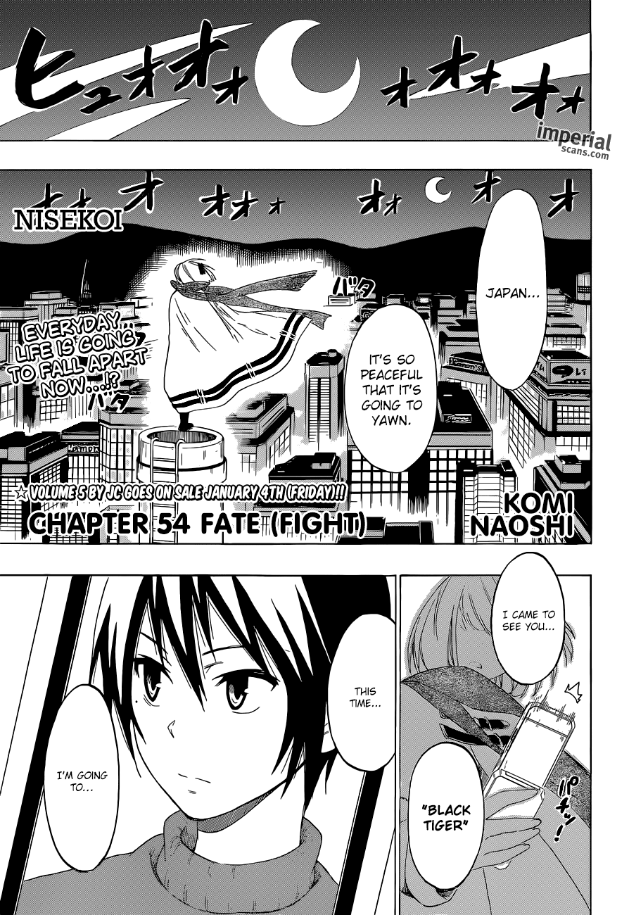 Nisekoi Chapter 54 page 2 - Chapter 54: Fate