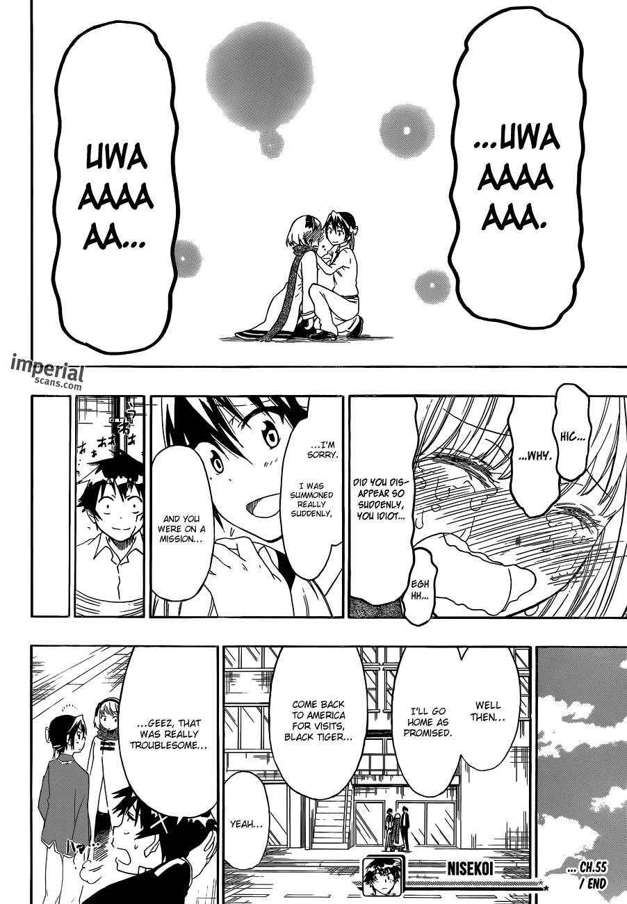 Nisekoi Chapter 55 page 19 - Chapter 55: Match