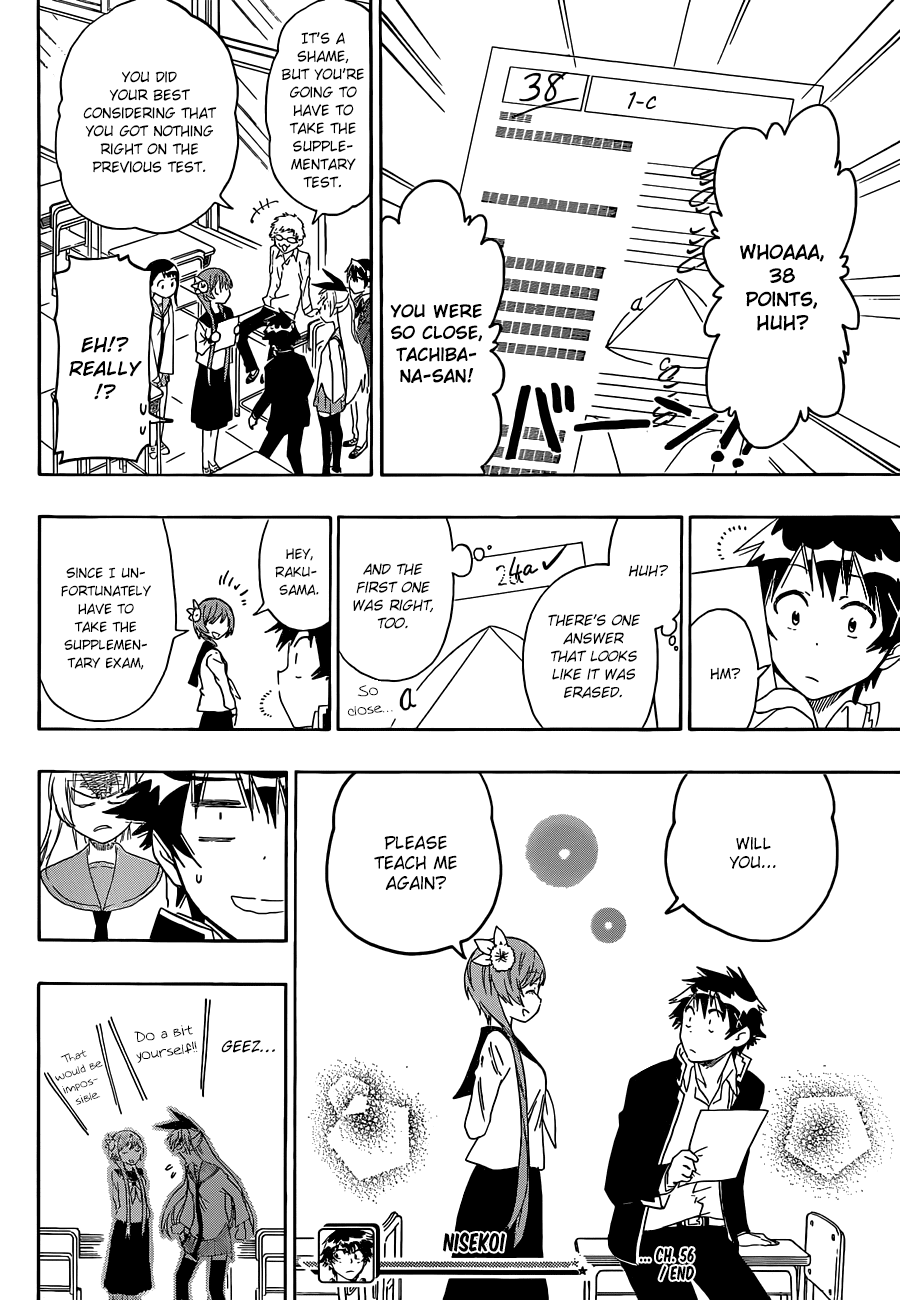 Nisekoi Chapter 56 page 19 - Chapter 56: Teach Me
