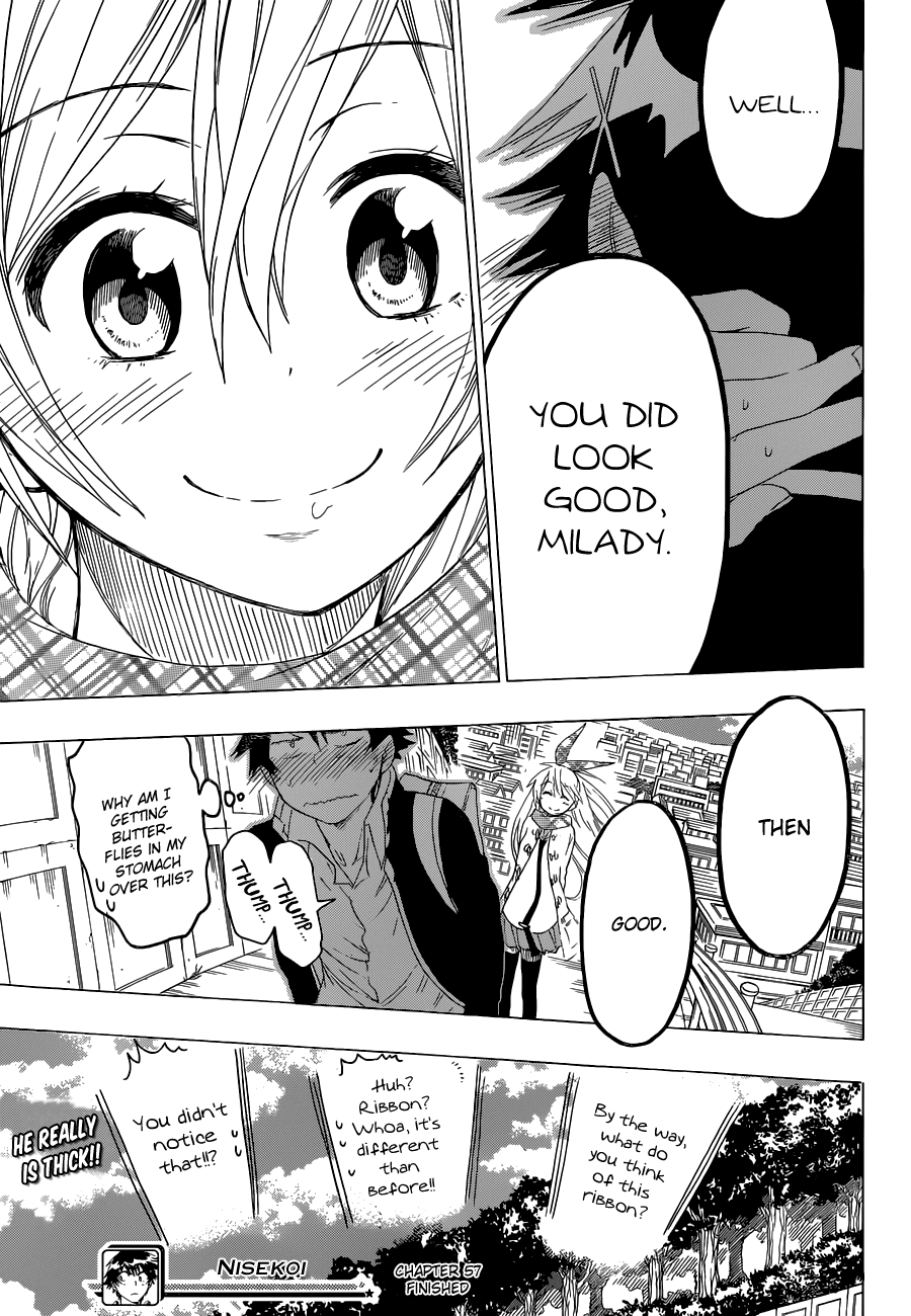 Nisekoi Chapter 57 page 20 - Chapter 57: Notice
