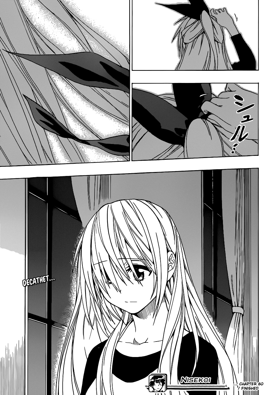 Nisekoi Chapter 60 page 20 - Chapter 60: Necessity