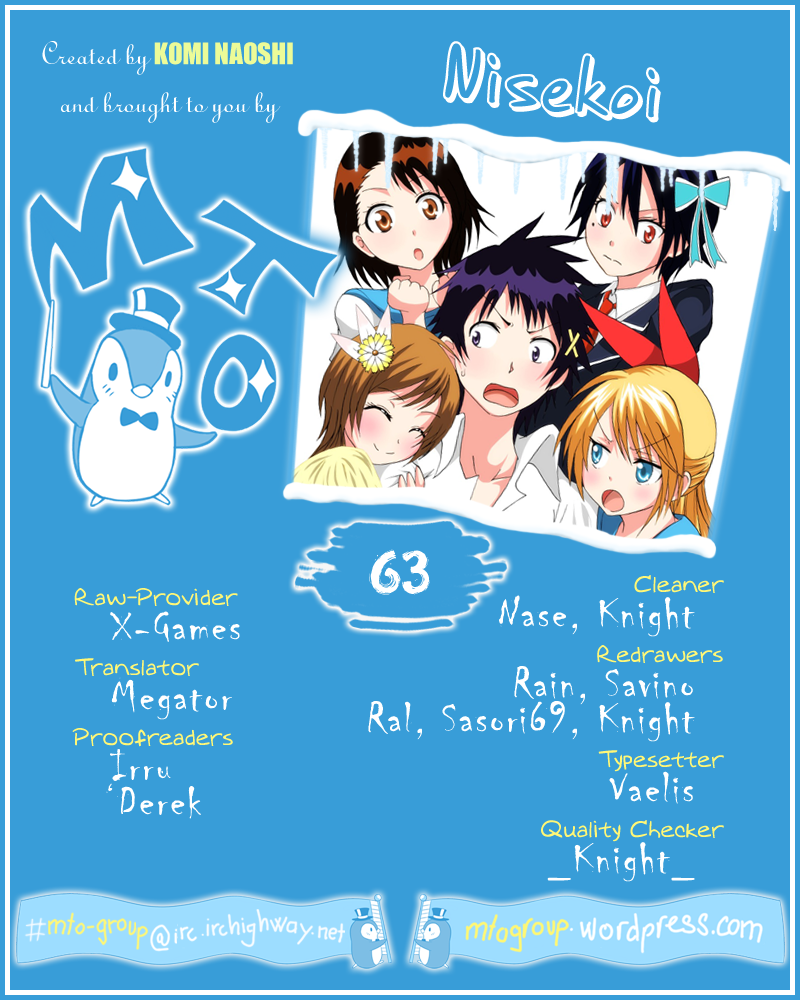 Nisekoi Chapter 63 page 1 - Chapter 63: After That