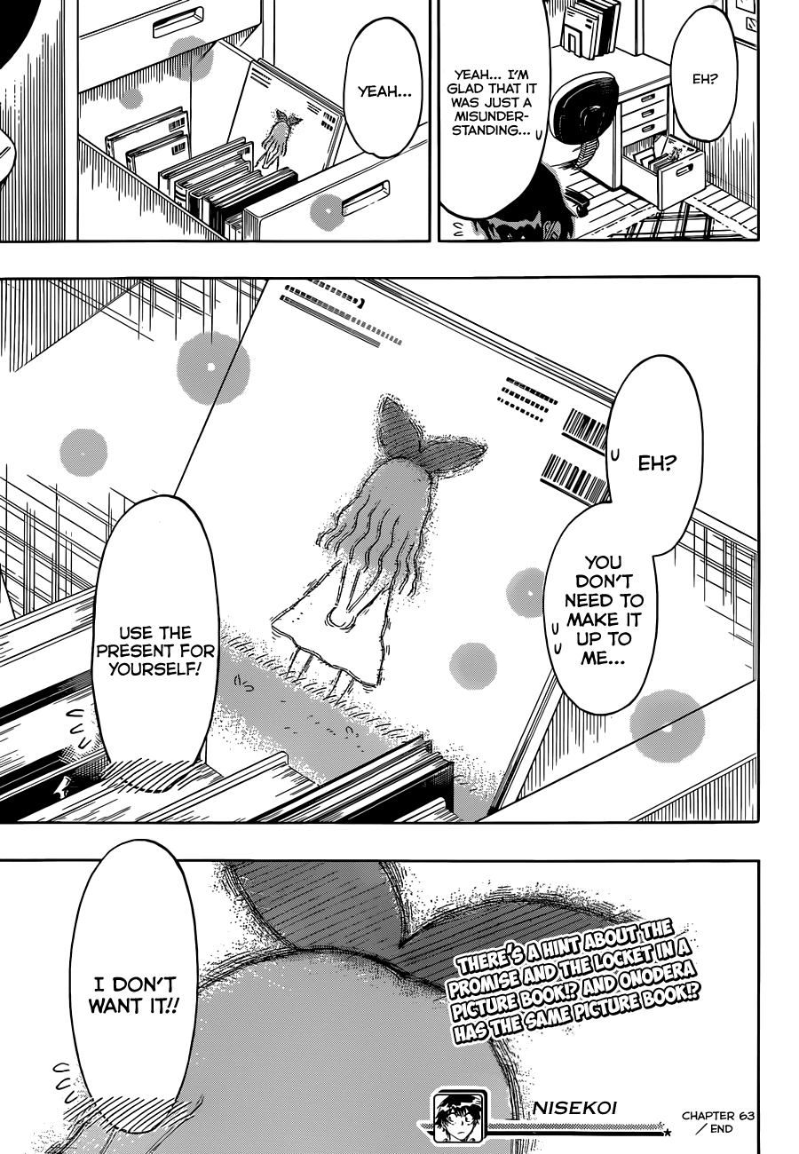 Nisekoi Chapter 63 page 20 - Chapter 63: After That