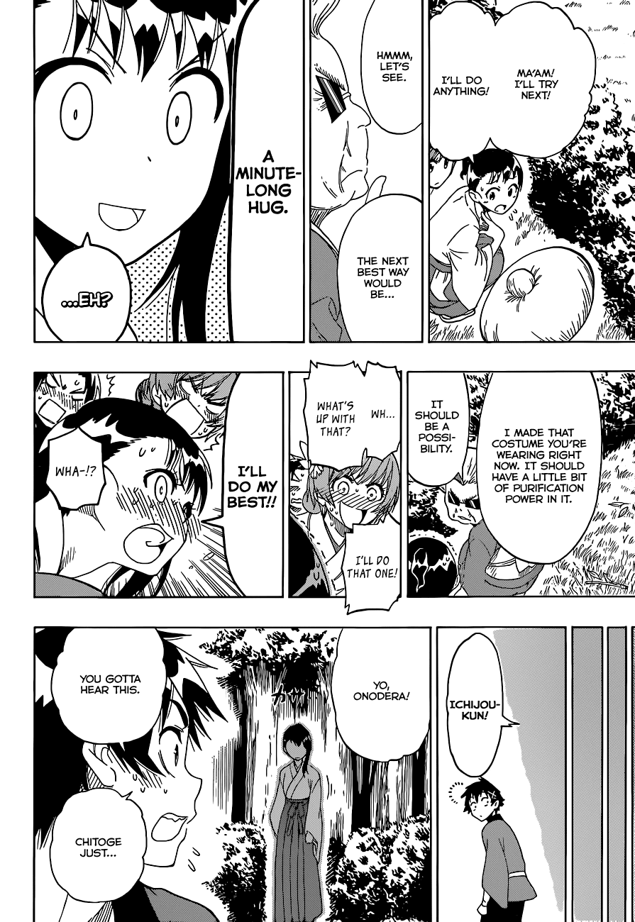 Nisekoi Chapter 64 page 13 - Chapter 64: Shrine Maiden
