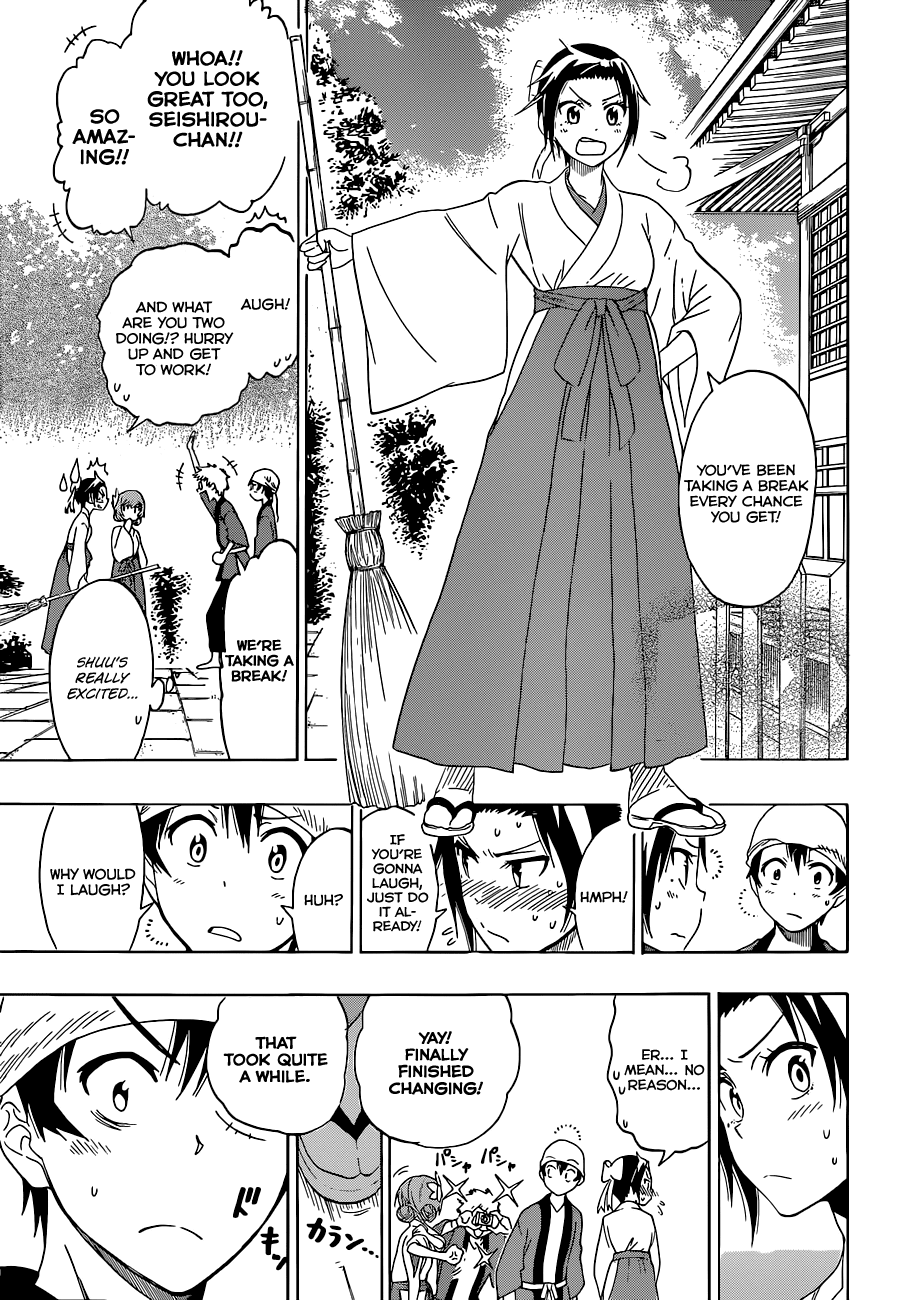 Nisekoi Chapter 64 page 4 - Chapter 64: Shrine Maiden