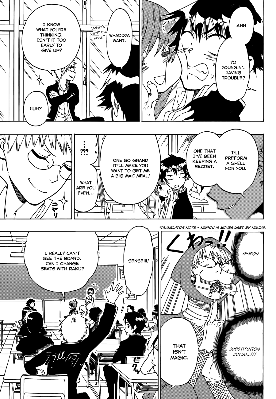 Nisekoi Chapter 66 page 12 - Chapter 66: Changing Seats