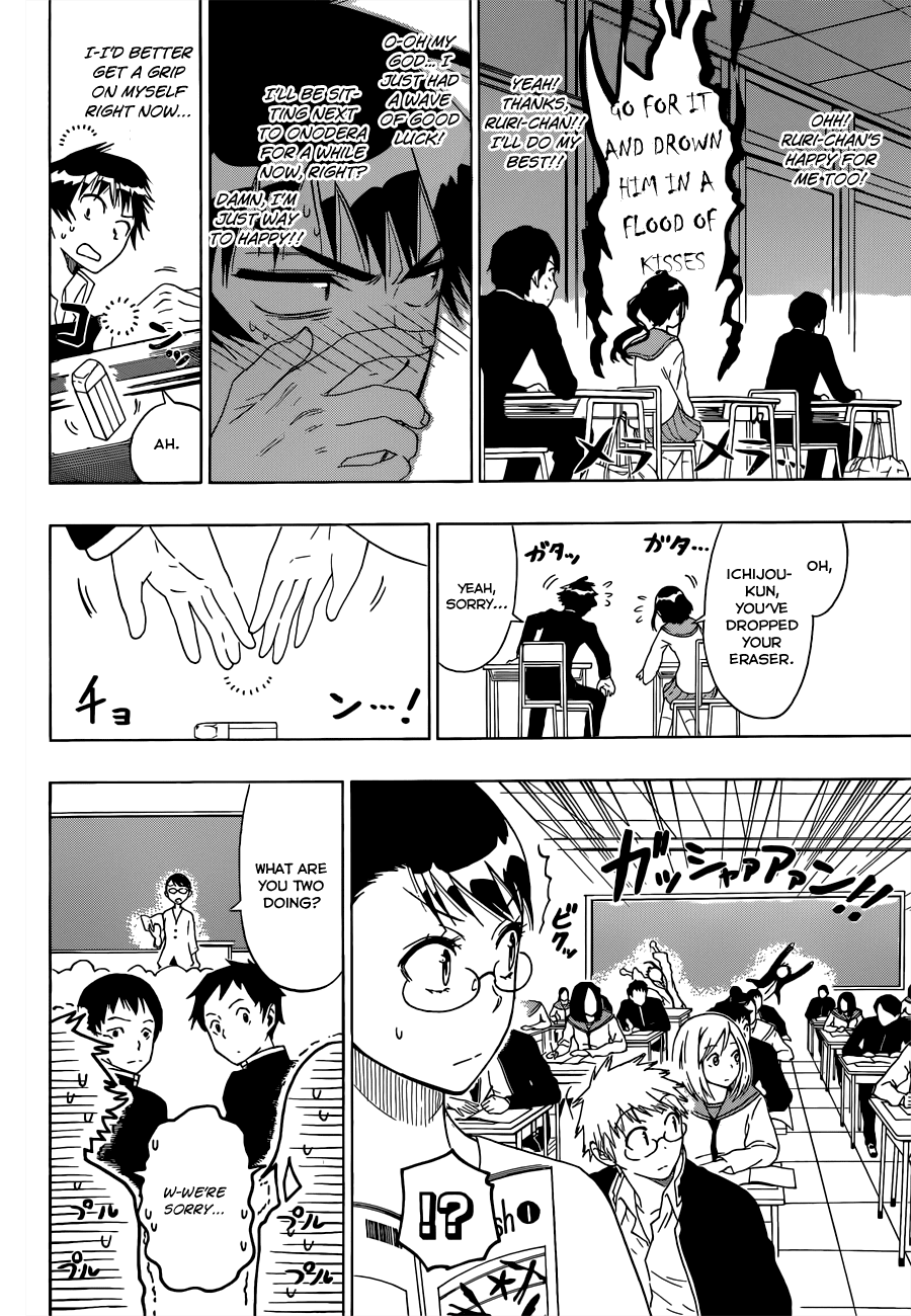 Nisekoi Chapter 66 page 15 - Chapter 66: Changing Seats