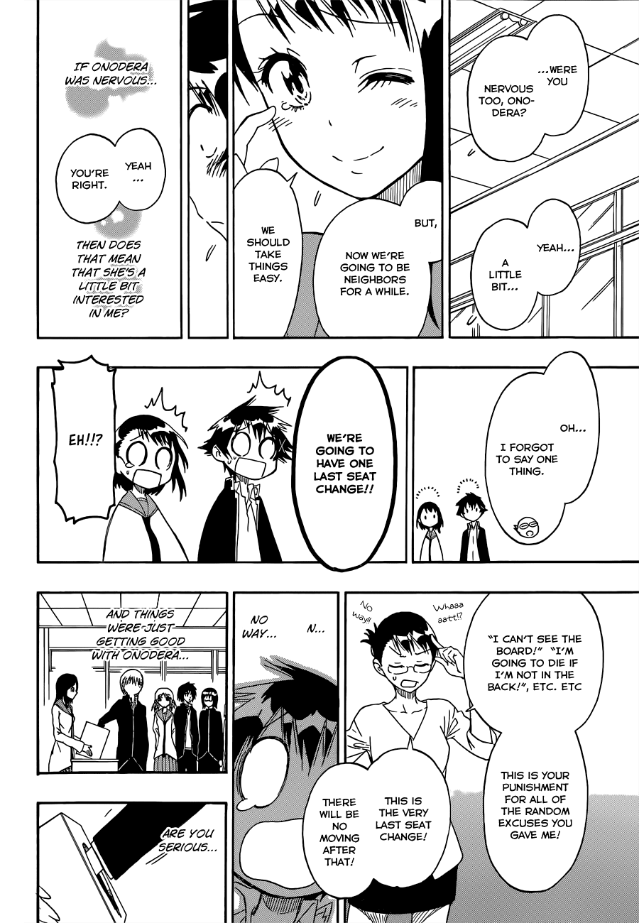 Nisekoi Chapter 66 page 19 - Chapter 66: Changing Seats