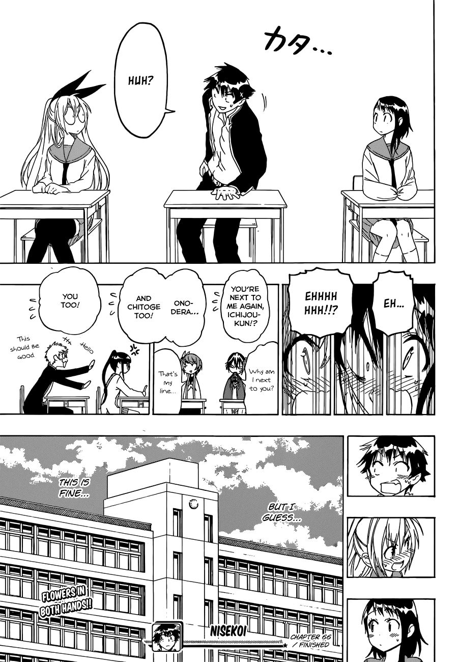 Nisekoi Chapter 66 page 20 - Chapter 66: Changing Seats