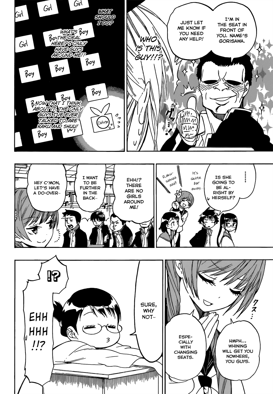 Nisekoi Chapter 66 page 7 - Chapter 66: Changing Seats