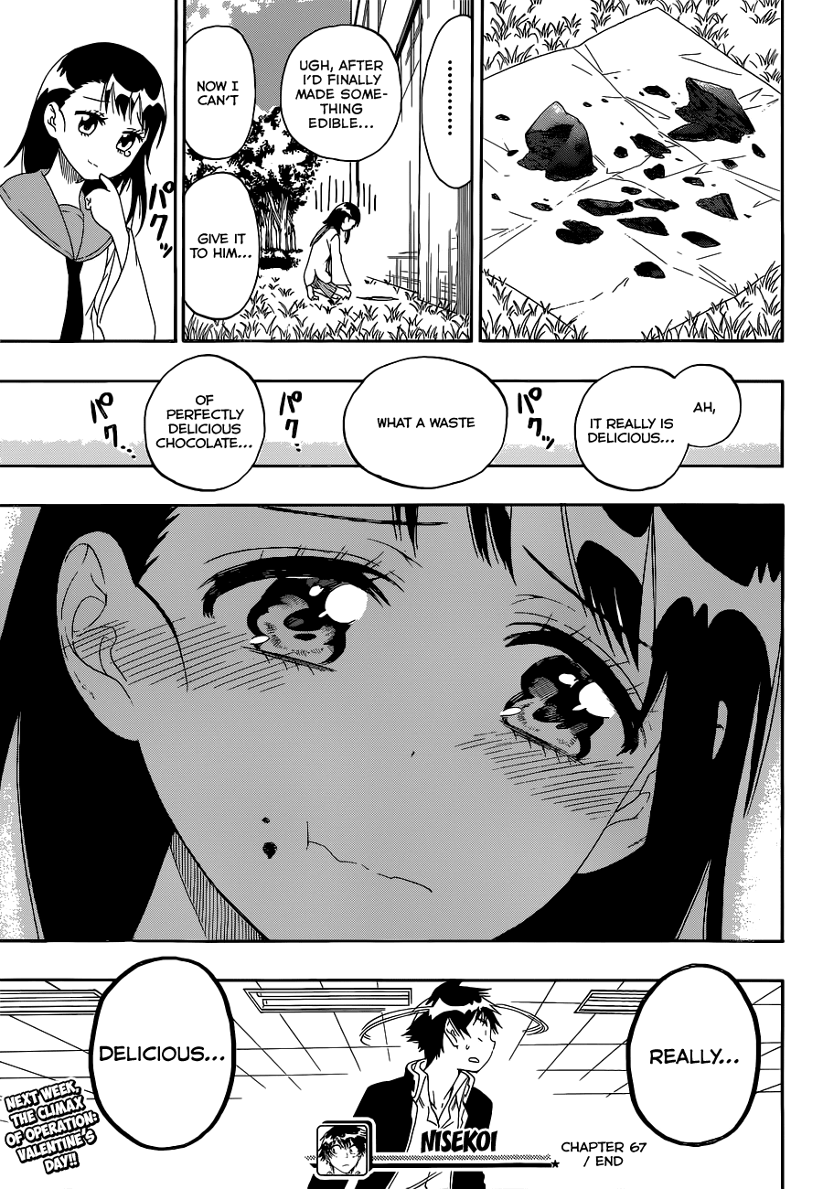 Nisekoi Chapter 67 page 19 - Chapter 67: Delicious