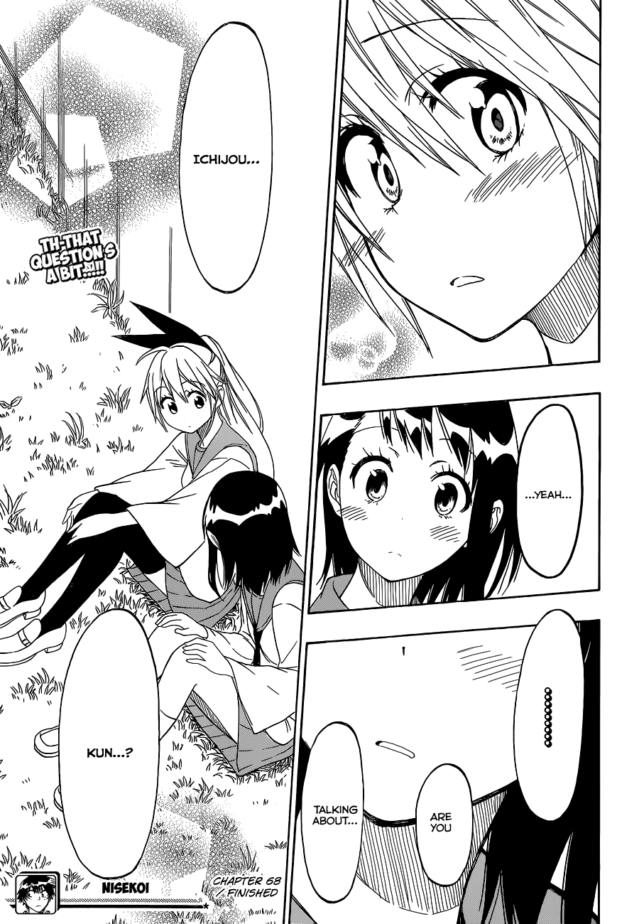 Nisekoi Chapter 68 page 20 - Chapter 68: That Is
